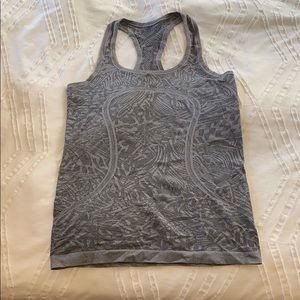 Lululemon athletica racer back grey tank